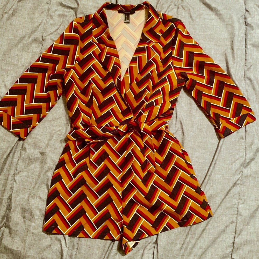 Abstract print romper - Picture 3 of 7